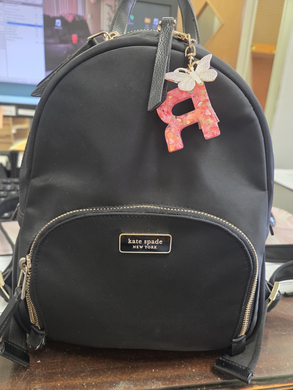 kate spade New York Black Mini Backpack